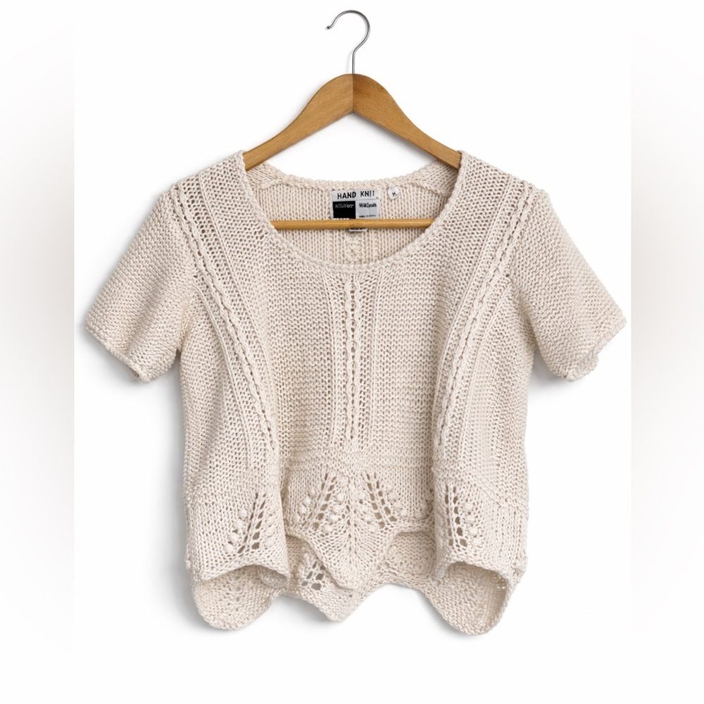 Williwear by Willi Smith Vintage Hand Knit Sweater Medium